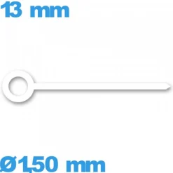 Aiguille  diamètre : 1,50 mm longueur : 13mm des heures blanc mouvement montre à l'unité