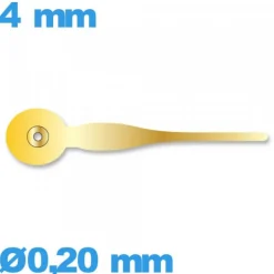 Aiguille   Ø0,20 mm long : 4mm  complication doré mouvement  seule