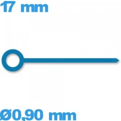 Aiguille  mouvement  bleu diam : 0,90mm   des minutes