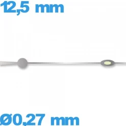 Aiguille Suisse diam : 0,27mm   taille : 12,5mm lumineuse nuit cadran central (seconde) argenté mouvement de montre seule marque