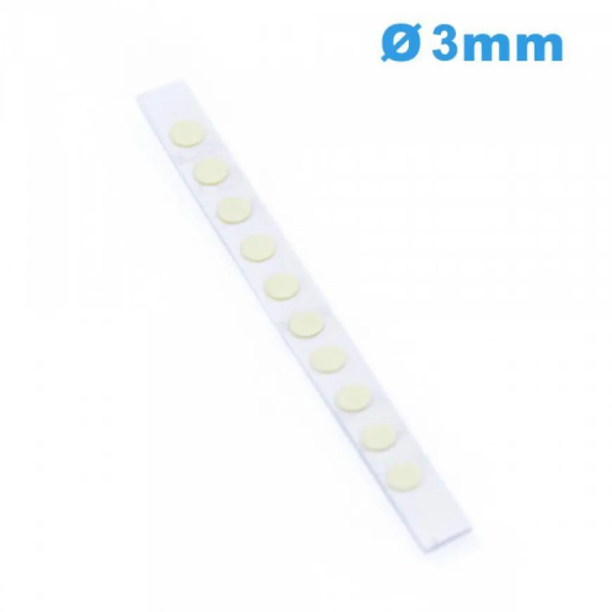 Autocollant pied de cadran pour mouvement de montre - Lot de 10