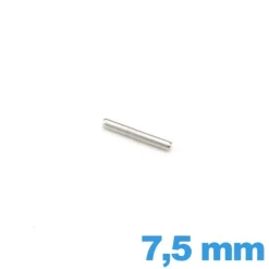 Axe droit 7.5 mm diamètre 1.0 mm bracelet montre