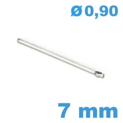 Axe fendu  bracelet montre diamètre 0.9 mm Longueur : 7mm