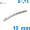 1 Barre diam : 1,78 mm 19mm incurvée