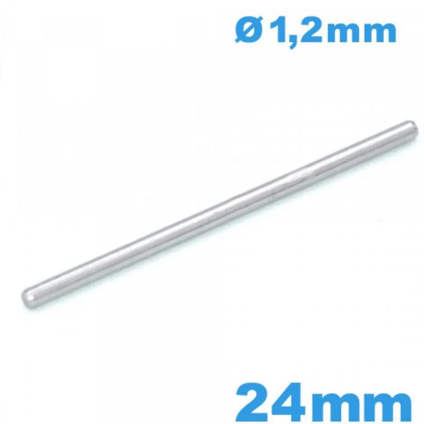 Barre droite longue de 24mm bracelet à maillon