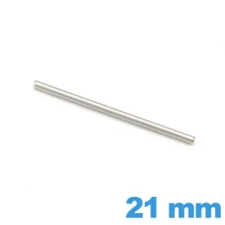 Barre droite 21 mm pour bracelet  diamètre 1.0 mm