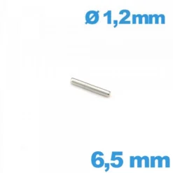 Barre Droite pour Montre Acier 6,5 mm diamètre 1,2 mm