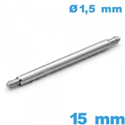 1 Barre 15mm  d :1,5 mm épaulement simple