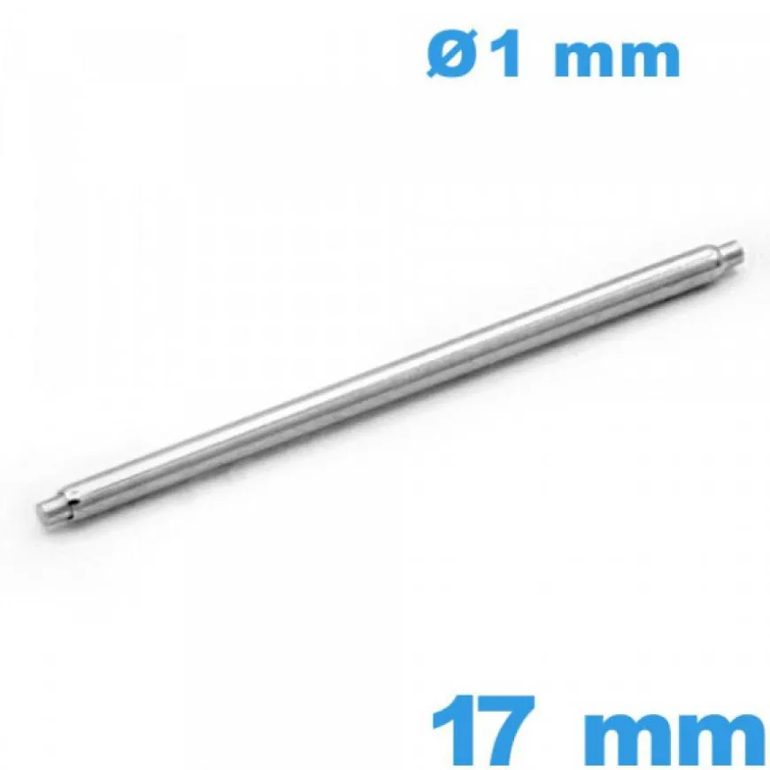 1 Barre Non téléscopique Suisse 17 mm bracelet montre d :1 mm de marque ISOSWISS épaulement simple