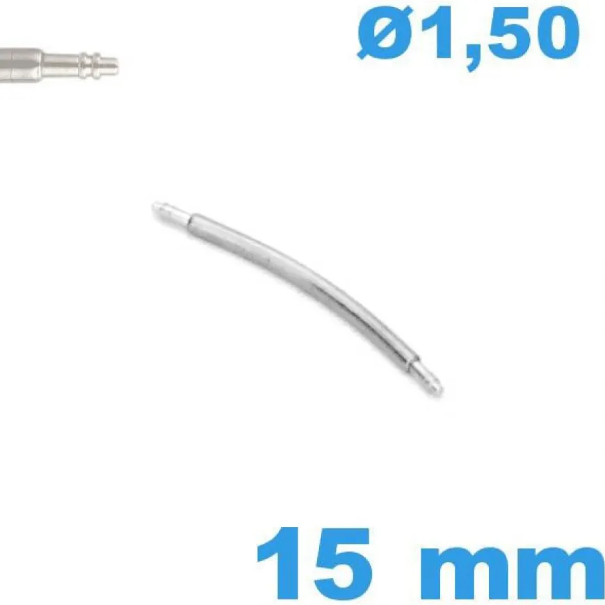 1 Barre à ressort 15mm incurvée