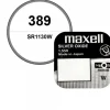 Batterie de montre Maxell 389 1,55 V oxyde d'argent
