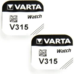 2 Batteries de montre 1.55 V 315 Varta alcaline