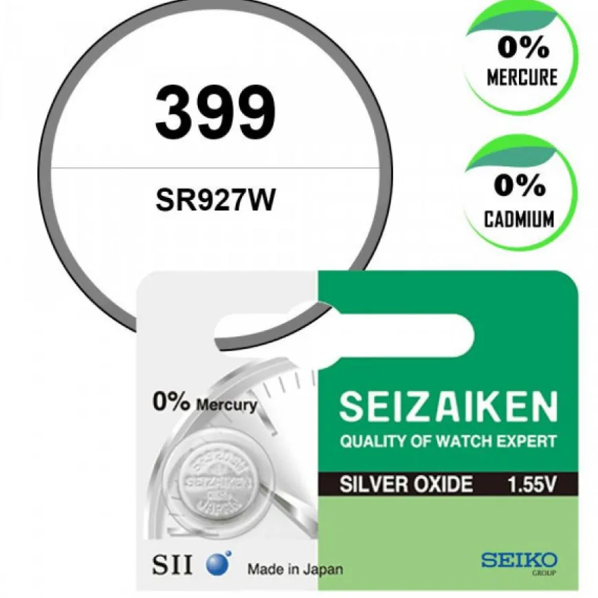 Batterie 399 Seizaiken oxyde d'argent 1,55 V montre