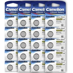20 Batteries 3 V lithium CR2450  de montre