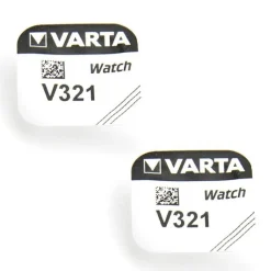 2 Batteries 321 1.55 V Varta alcaline de montre