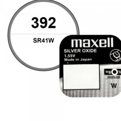 Batterie 392 1,55 V Maxell oxyde d'argent pour montre