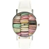 Belle montre colorée femme patisserie