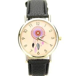 Belle montre femme pas cher dreamcatcher bracelet cuir PU