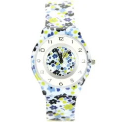 Belle montre Willis pas chère en plastique et imprimé floral
