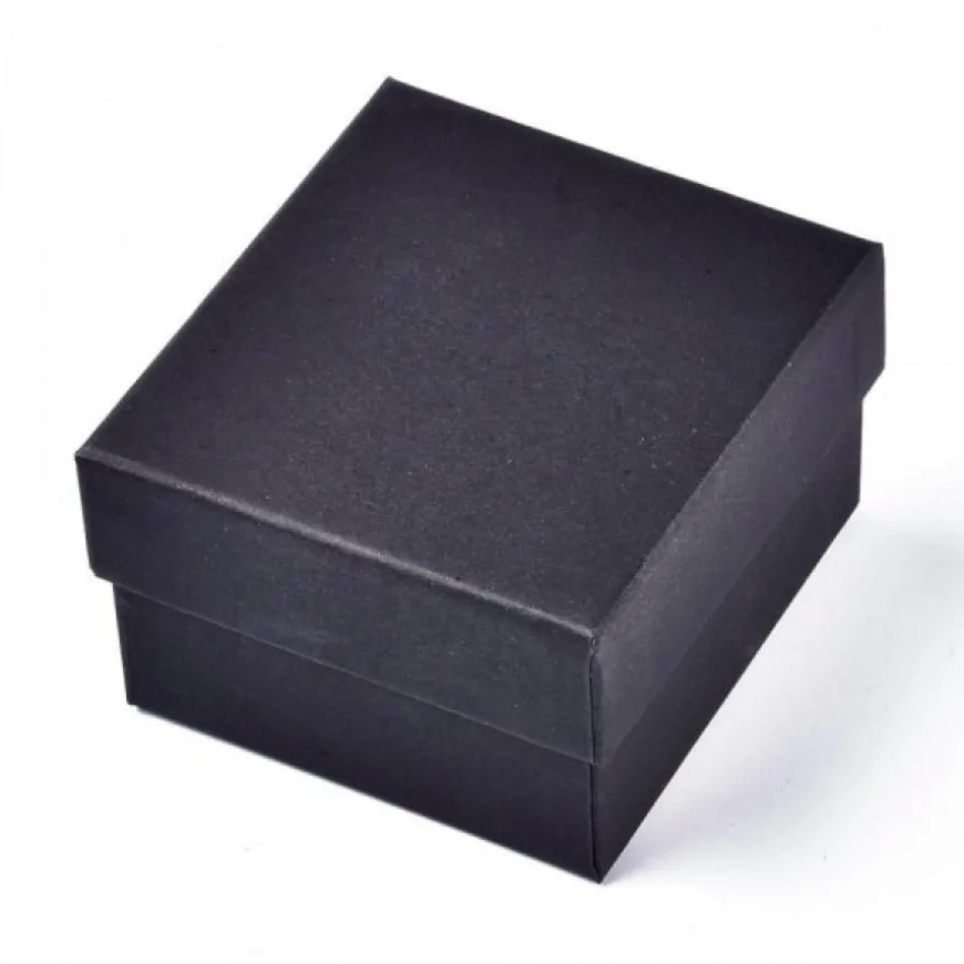 boîte avec petite mousse noir carton pour toutes les occasions