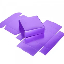 Boîte Cadeau Vide en Carton Violet 7 x 7 x 3 cm
