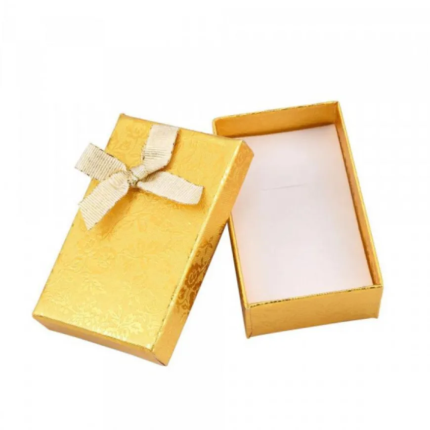 boîte carton or pour un joyeux anniversaire