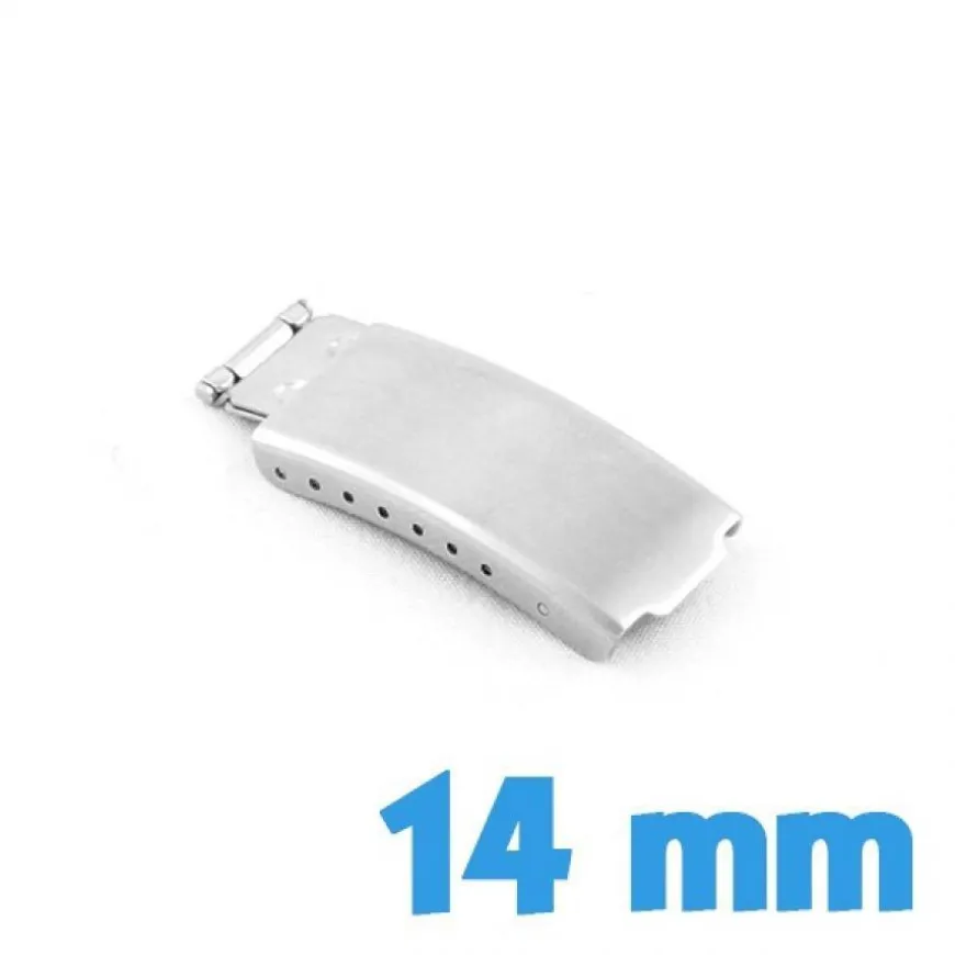 Boucle montre métal 14 mm déployante pas chère pour bracelet