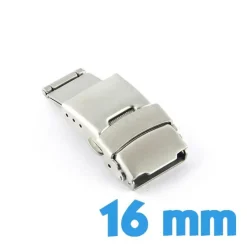 Boucle métal pas chère 16 mm déployante bracelet montre