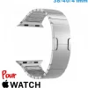 Bracelet Acier inoxydable Argente 38 mm montre Apple Watch