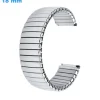 Bracelet Acier inoxydable fermoir Sans pour montre Argenté 18 mm
