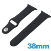 Bracelet Apple Watch 38 - 40 mm Silicone Noir
