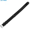 Bracelet Ardillon 20 mm Nylon Noir montre