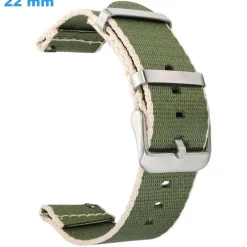 Bracelet Ardillon 22 mm Nylon Vert montre