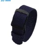 Bracelet boucle Ardillon Bleu 20 mm Nylon montre
