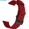 Bracelet boucle Ardillon 22 mm Tissu Rouge montre