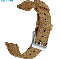 Bracelet Café 20 mm Tissu de montre Ardillon