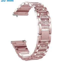Bracelet Clip 20 mm Acier inoxydable Doré rose de montre