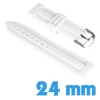 Bracelet 2.4 cm montre Blanc Silicone