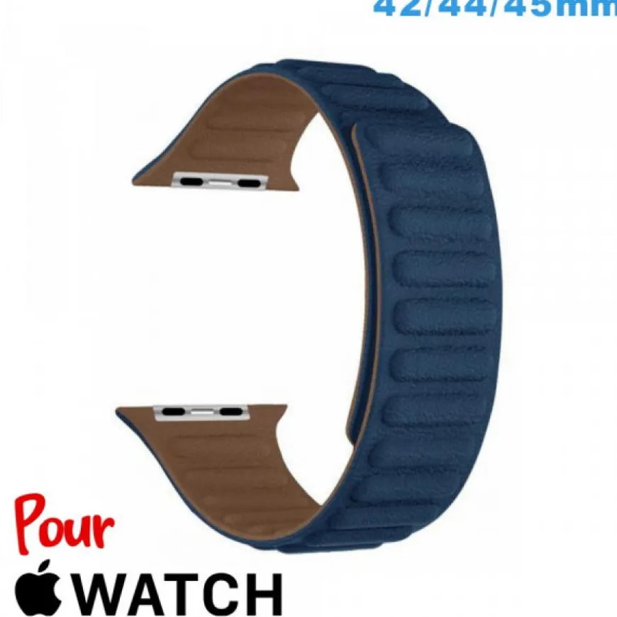 Bracelet de montre Apple Watch Noir Ceramique 42mm