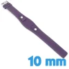 Bracelet de montre Cuir Synthétique Violet 10 mm