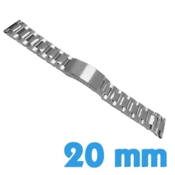 Bracelet de Montre Metal 20 mm Acier Inoxydable