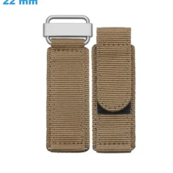 Bracelet de montre 22 mm Nylon Beige