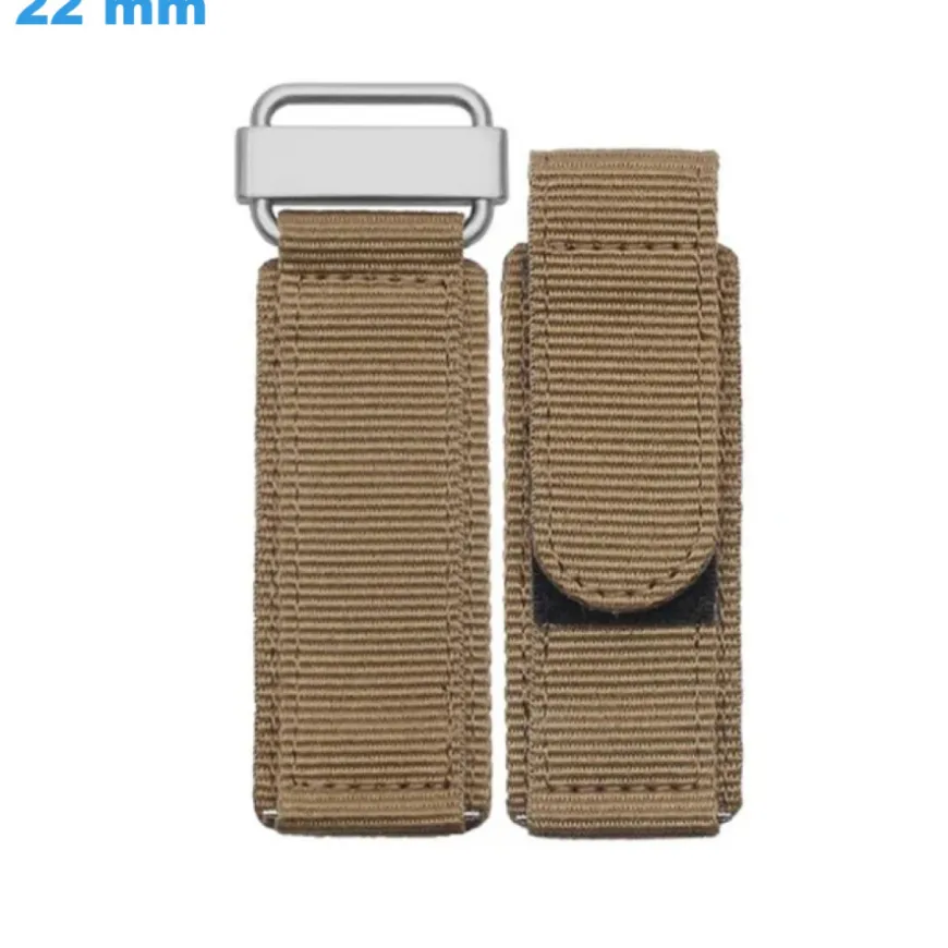 Bracelet de montre 22 mm Nylon Beige