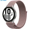 Bracelet de montre 20 mm Nylon fermoir Velcro Rose