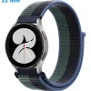 Bracelet de montre 22 mm Nylon Vert et Bleu