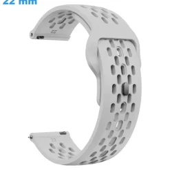 Bracelet Gris 22 mm Caoutchouc de montre