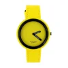 Bracelet jaune montre femme pas chère marque Womage