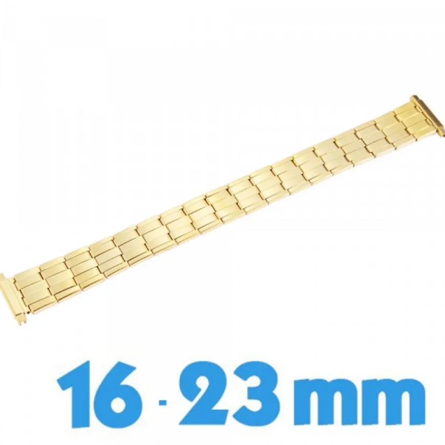 Bracelet Élastique Doré pour Montre 16 - 23 mm