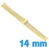 Bracelet mailles milanaises pour montre Acier 14 mm