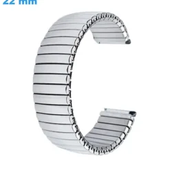 Bracelet 22 mm Acier inoxydable Argenté pour montre